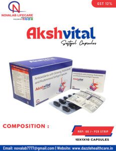 Antioxidant with Ginseng, Multivitamin and Multimineral Softgel Capsules