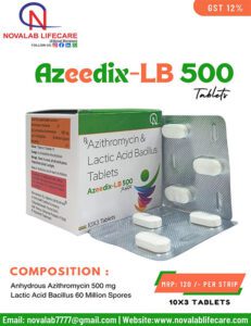 Azithromycin and Lactic Acid Bacillus Tablets