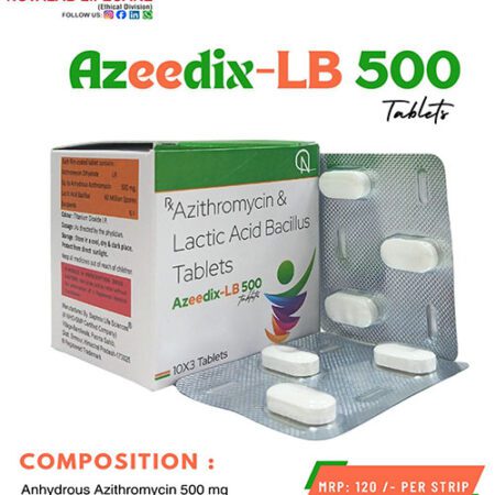 Azithromycin and Lactic Acid Bacillus Tablets
