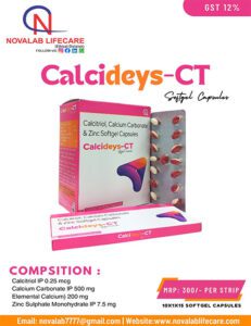 Calcitriol, Calcium Carbonate and Zinc Soft Gel Capsules