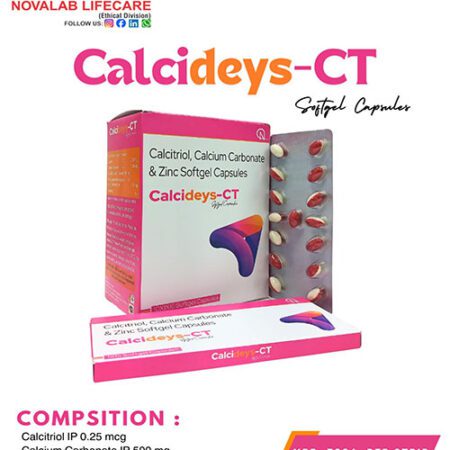 Calcitriol, Calcium Carbonate and Zinc Soft Gel Capsules