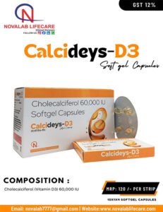 Cholecalciferol 60,000 IU Softgel Capsules