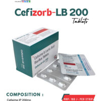 Products Cefixime 200mg and Lactic Acid Bacillus Tablets
