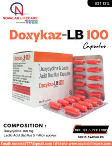 Doxycycline and Lactic Acid Bacillus Capsules