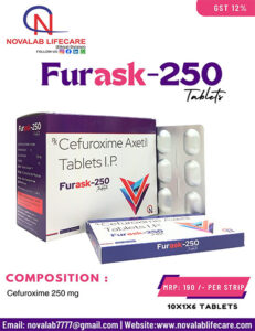Cefuroxime Axetil 250 mg Tablets
