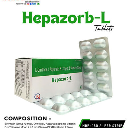 L-Ornithine L-Aspartate B-complex and Silymarin Tablets