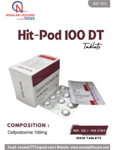 Cefpodoxime Proxetil 100 mg Dispersible Tablets