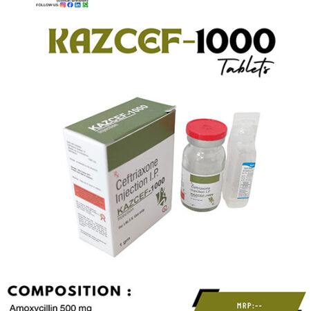 Ceftriaxone 1000 mg Injection