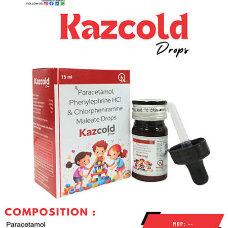 Paracetamol, Phenylephrine Hydrochloride, Chlorpheniramine Maleate Drops