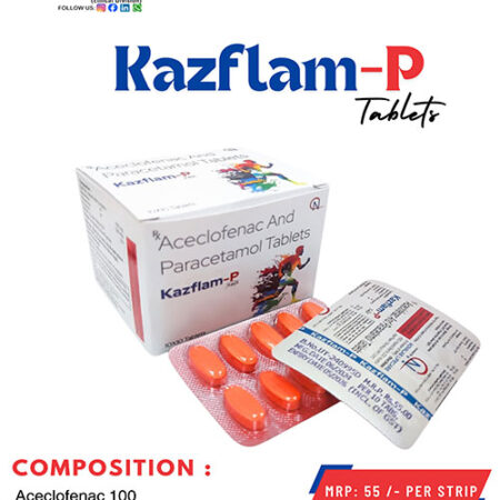 Aceclofenac and Paracetamol Tablets