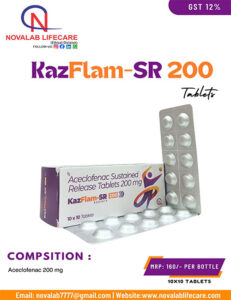 Aceclofenac 200 mg Tablets