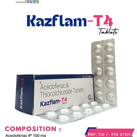 Aceclofenac and Thiocolchicoside Tablets