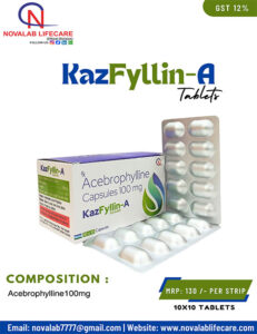 Acebrophylline 100mg Capsules