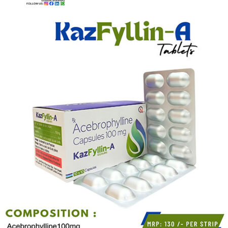 Acebrophylline 100mg Capsules