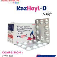 Products Trypsin, Bromelain, Rutoside and Diclofenac Sodium Tablets