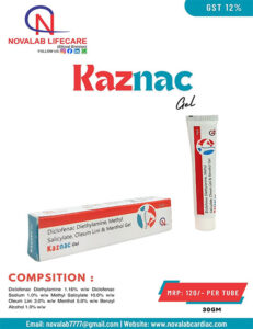 Diclofenac Diethylamine, Methyl Salicylate, Oleum lini and Menthol Gel