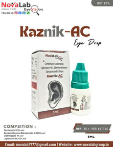 Gentamicin, Clotrimazole, Lignocaine HCL, and Beclomethasone Dipropionate Ear Drops