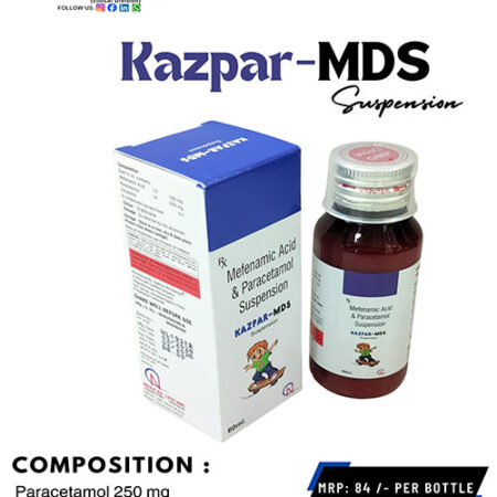 Mefenamic Acid 100 mg and Paracetamol 250 mg Suspension