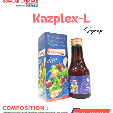 Vitamin B-Complex With L-Lysine and Zinc Sulphate Syrup