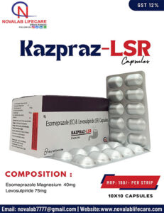 Esomeprazole 40 mg and Levosulpiride 75 mg Capsules