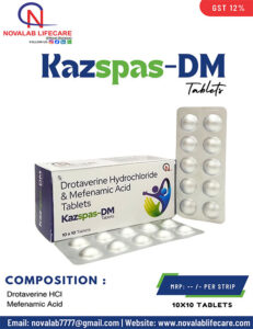 Drotaverine Hydrochloride and Mefenamic Acid Tablets