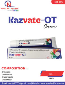 Ofloxacin, Ornidazole, Itraconazole and Clobetasol Propionate Cream