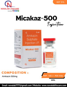 Amikacin Sulphate 500 mg Injection
