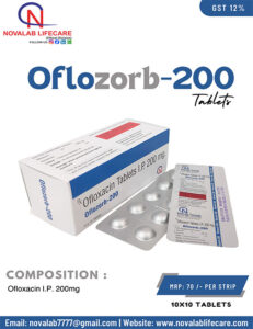 Ofloxacin 200 mg Tablets