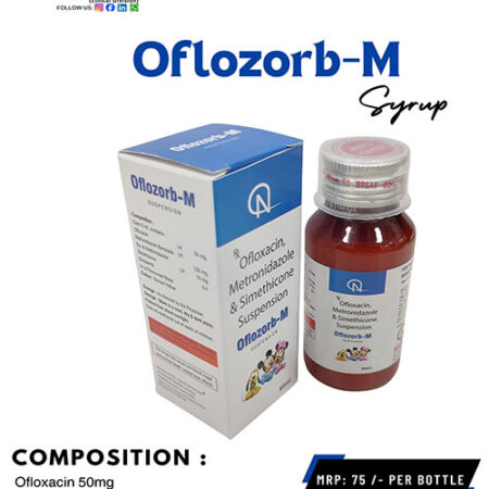 Ofloxacin, Metronidazole and Simethicone Suspension