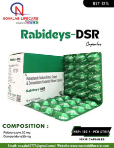 Rabeprazole 20 mg and Domperidone 30 mg SR Capsules