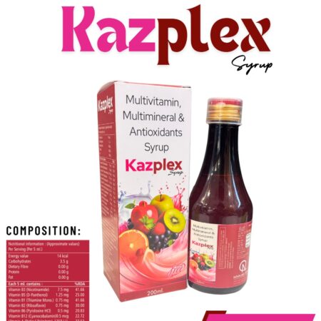 Multivitamin, Multimineral and Antioxidant Syrup 200 ml