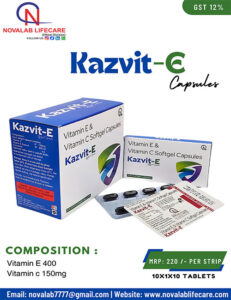 Vitamin E And Vitamin C Softgel Capsules