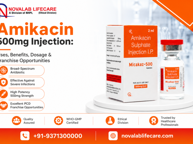 Amikacin 500mg Injection: Uses, Benefits, Dosage, and PCD Pharma Franchise Opportunities